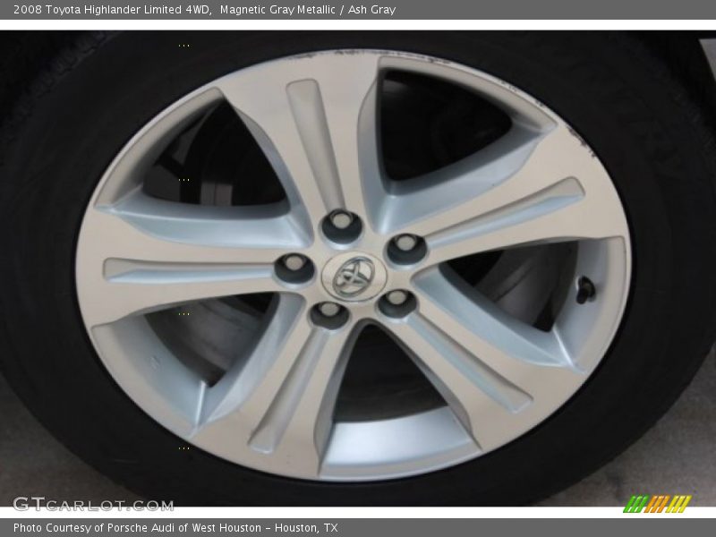 Magnetic Gray Metallic / Ash Gray 2008 Toyota Highlander Limited 4WD