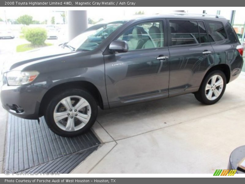 Magnetic Gray Metallic / Ash Gray 2008 Toyota Highlander Limited 4WD