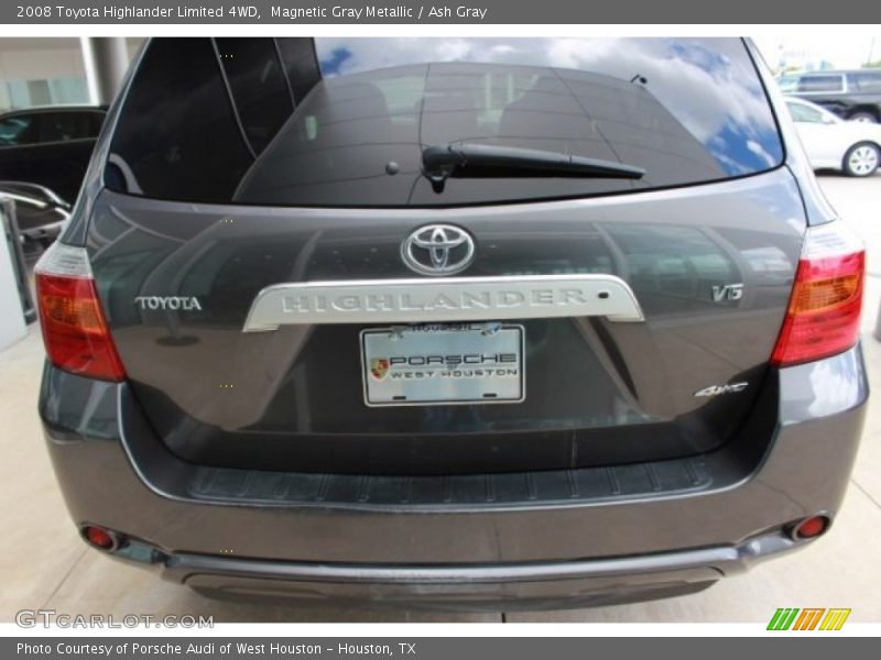 Magnetic Gray Metallic / Ash Gray 2008 Toyota Highlander Limited 4WD