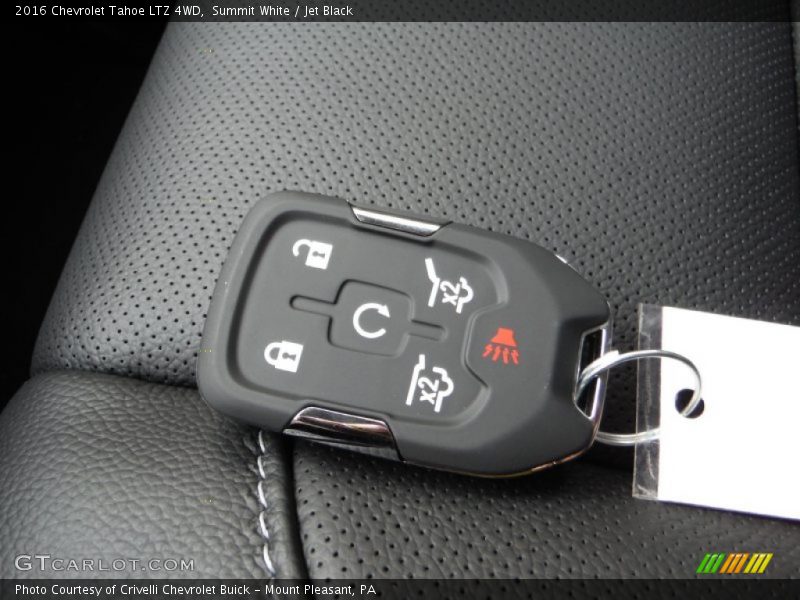 Keys of 2016 Tahoe LTZ 4WD