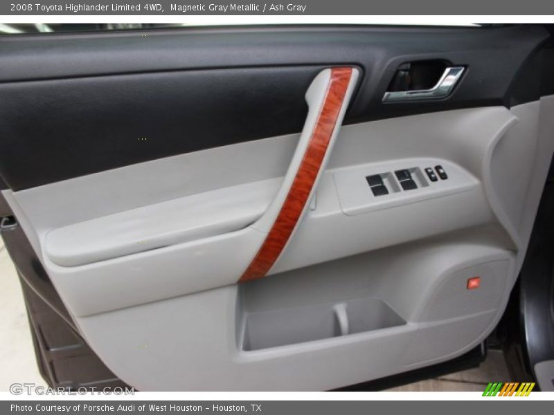 Magnetic Gray Metallic / Ash Gray 2008 Toyota Highlander Limited 4WD