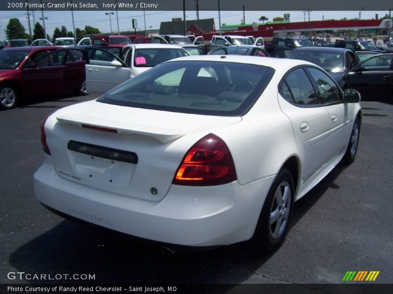 Ivory White / Ebony 2008 Pontiac Grand Prix Sedan