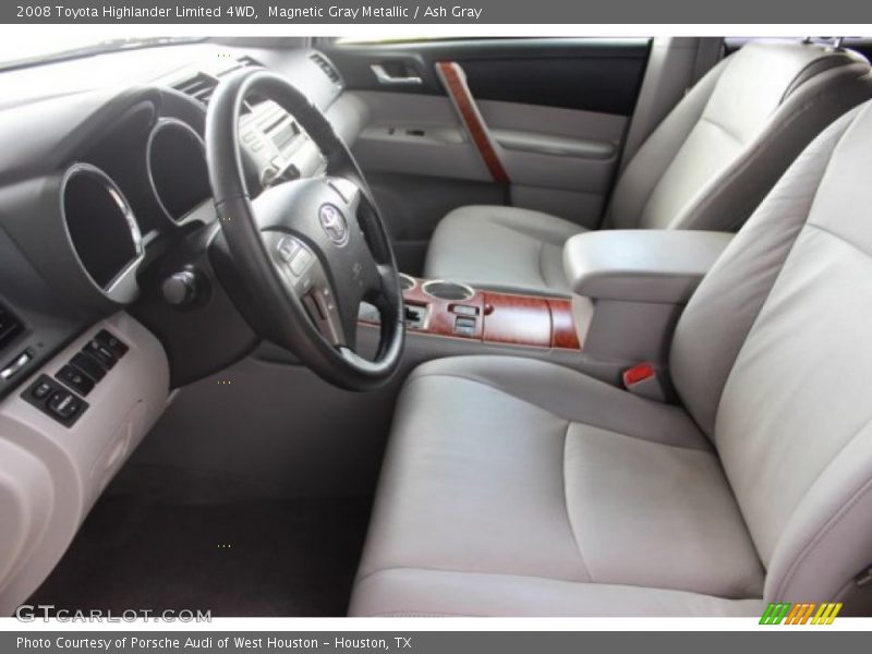 Magnetic Gray Metallic / Ash Gray 2008 Toyota Highlander Limited 4WD