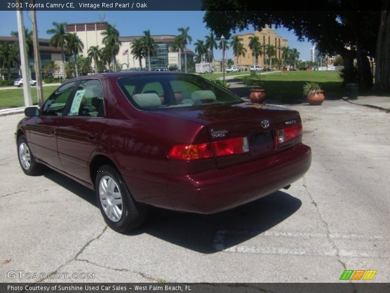 Vintage Red Pearl / Oak 2001 Toyota Camry CE