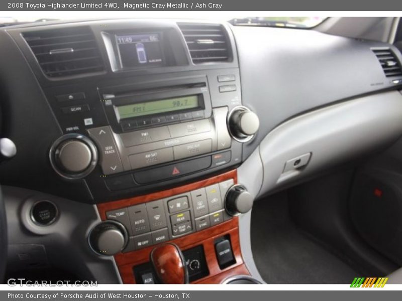 Magnetic Gray Metallic / Ash Gray 2008 Toyota Highlander Limited 4WD
