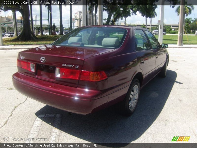 Vintage Red Pearl / Oak 2001 Toyota Camry CE