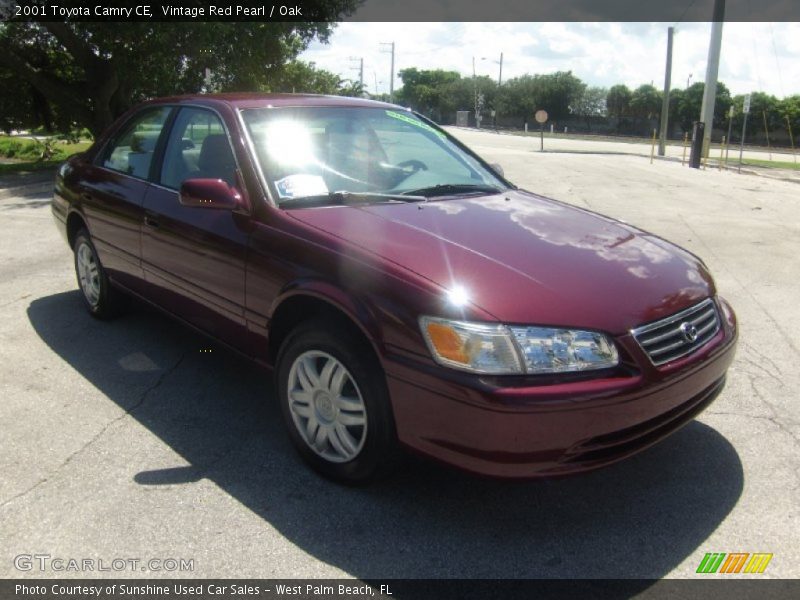 Vintage Red Pearl / Oak 2001 Toyota Camry CE