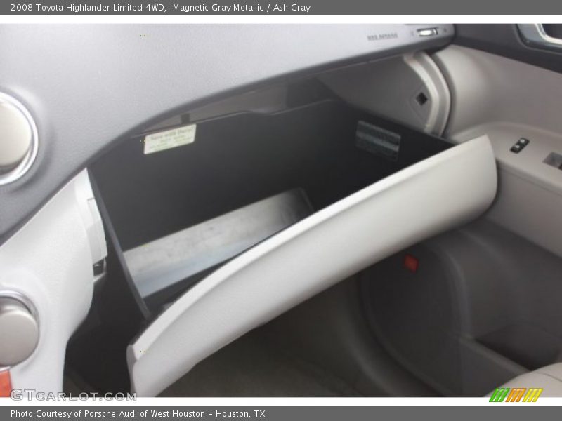 Magnetic Gray Metallic / Ash Gray 2008 Toyota Highlander Limited 4WD