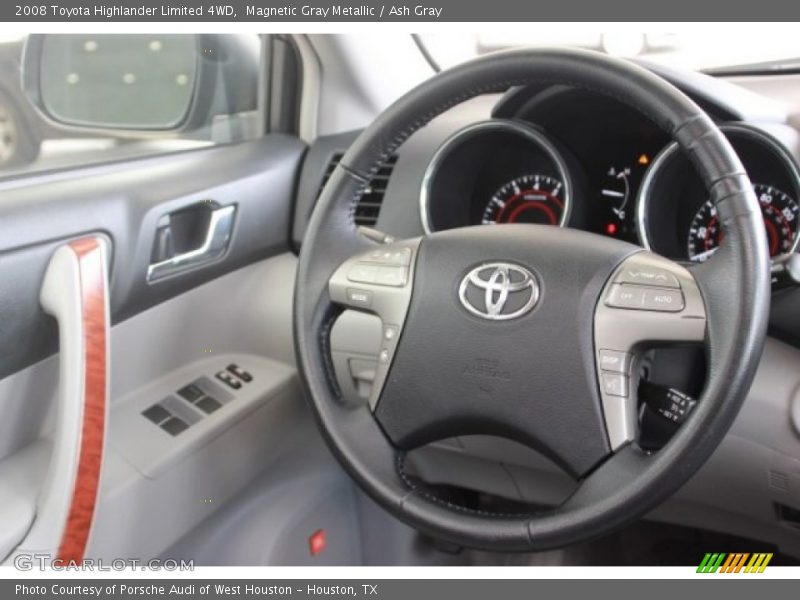 Magnetic Gray Metallic / Ash Gray 2008 Toyota Highlander Limited 4WD