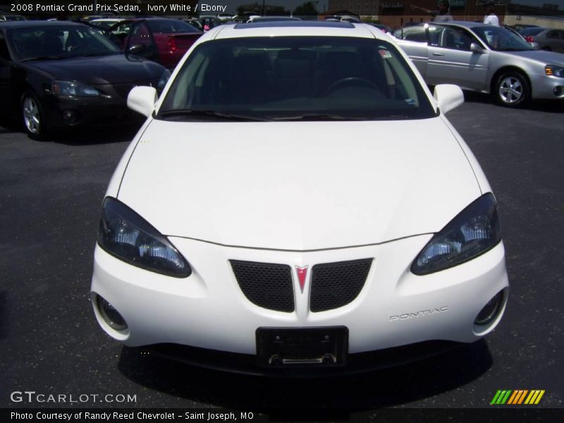 Ivory White / Ebony 2008 Pontiac Grand Prix Sedan