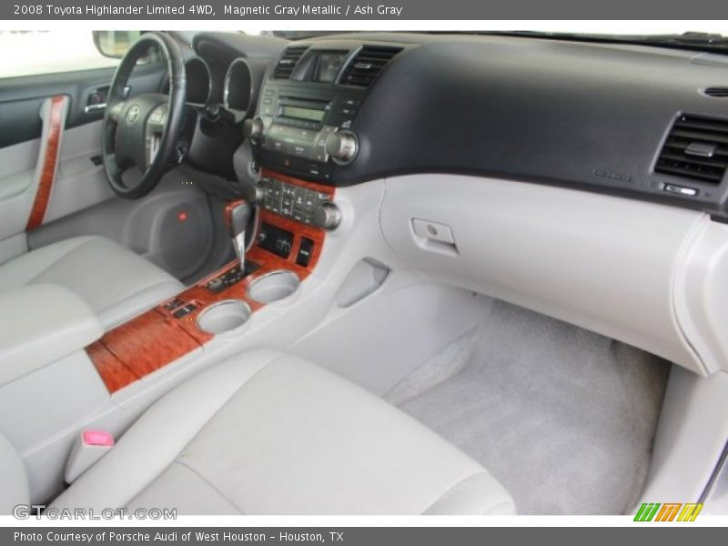 Magnetic Gray Metallic / Ash Gray 2008 Toyota Highlander Limited 4WD