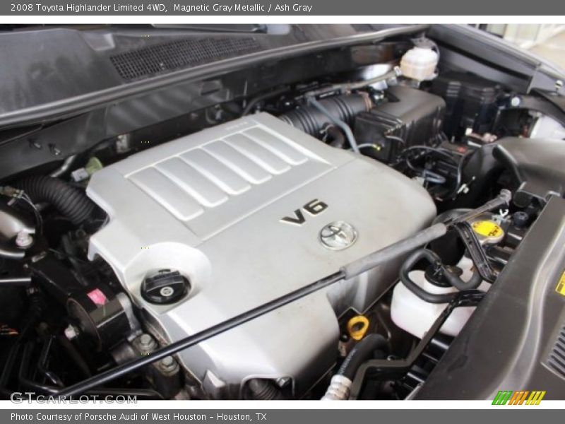 Magnetic Gray Metallic / Ash Gray 2008 Toyota Highlander Limited 4WD