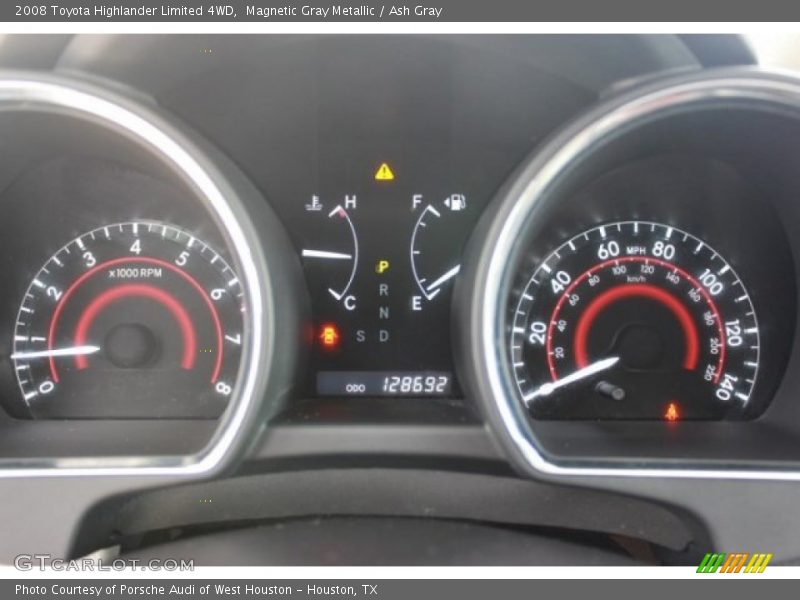 Magnetic Gray Metallic / Ash Gray 2008 Toyota Highlander Limited 4WD