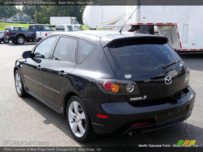 Black Mica / Black/Red 2004 Mazda MAZDA3 s Hatchback