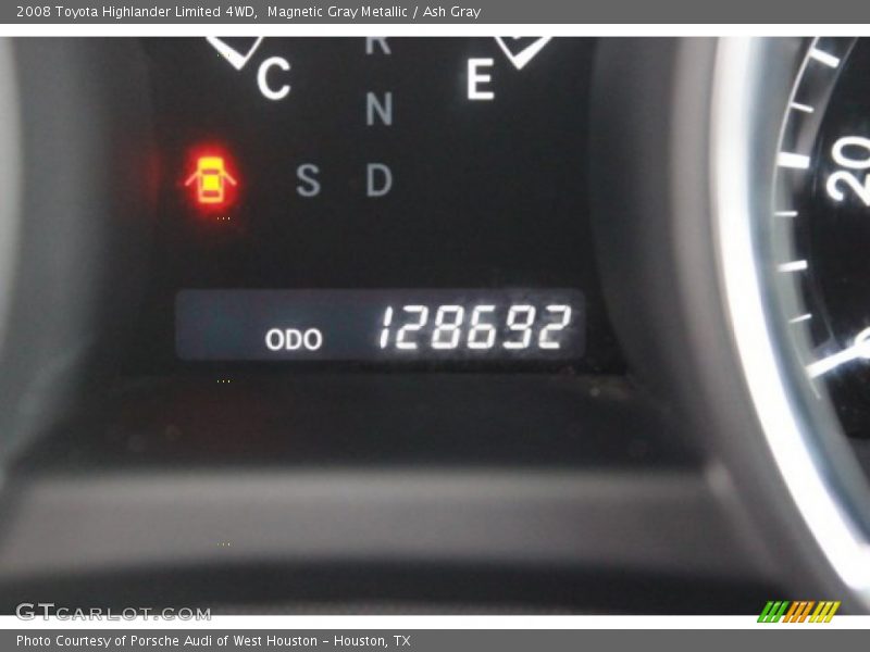 Magnetic Gray Metallic / Ash Gray 2008 Toyota Highlander Limited 4WD