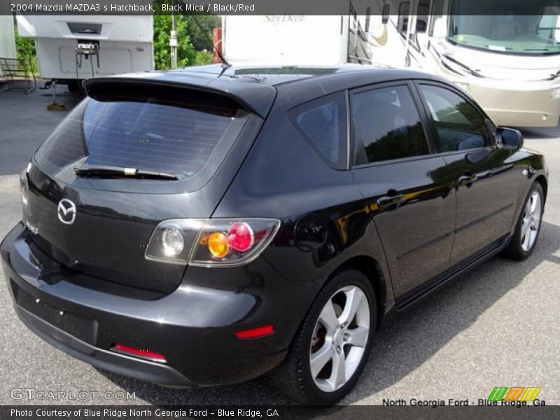 Black Mica / Black/Red 2004 Mazda MAZDA3 s Hatchback