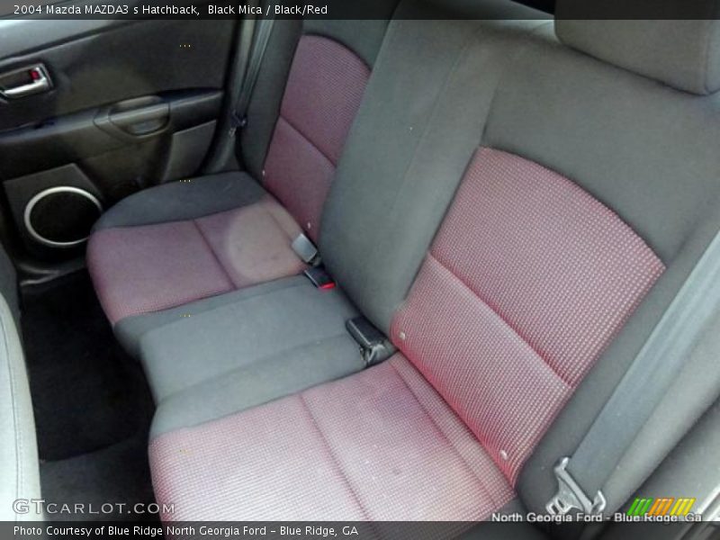 Black Mica / Black/Red 2004 Mazda MAZDA3 s Hatchback