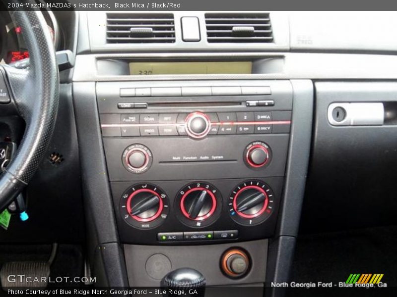 Black Mica / Black/Red 2004 Mazda MAZDA3 s Hatchback