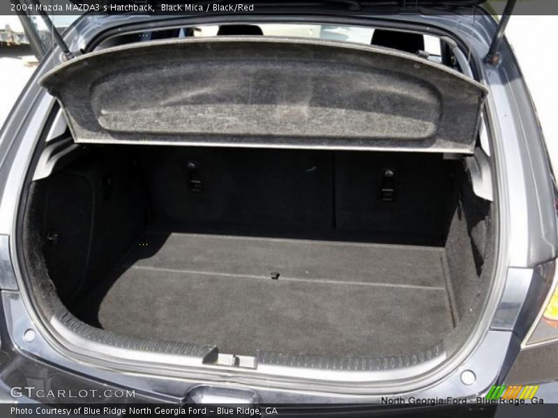 Black Mica / Black/Red 2004 Mazda MAZDA3 s Hatchback