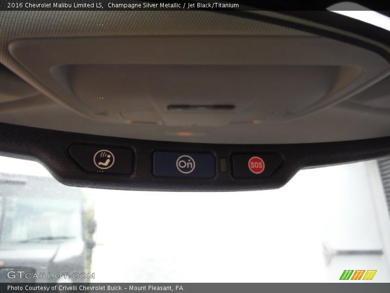 Champagne Silver Metallic / Jet Black/Titanium 2016 Chevrolet Malibu Limited LS