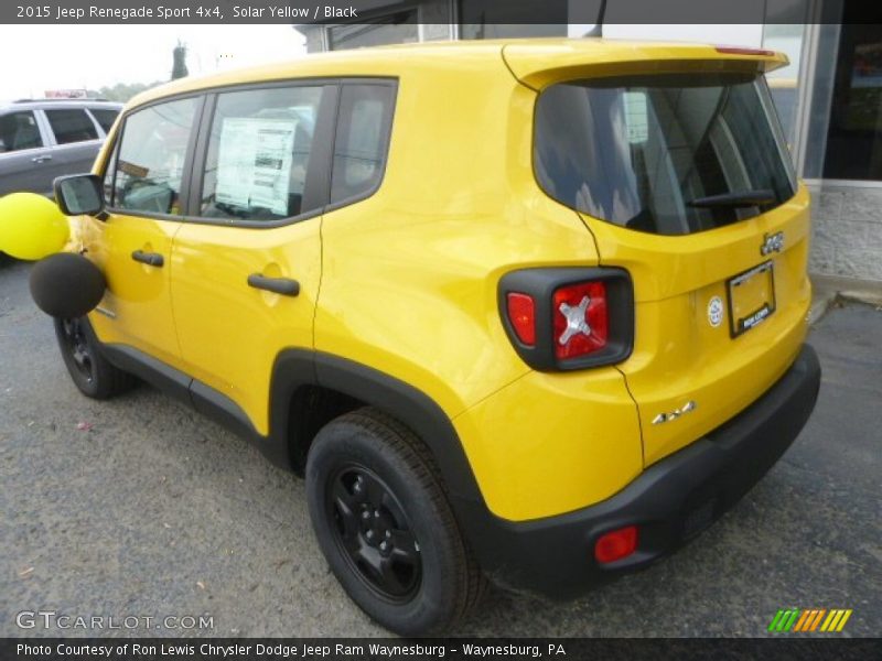 Solar Yellow / Black 2015 Jeep Renegade Sport 4x4