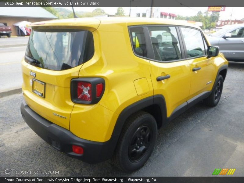 Solar Yellow / Black 2015 Jeep Renegade Sport 4x4