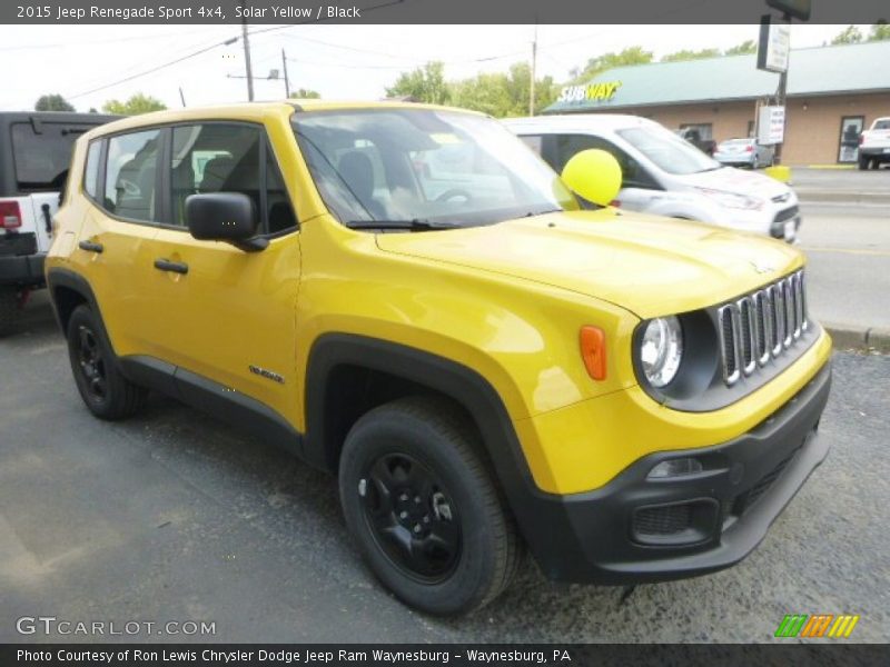 Solar Yellow / Black 2015 Jeep Renegade Sport 4x4