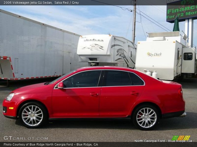 Salsa Red / Grey 2006 Volkswagen Jetta GLI Sedan