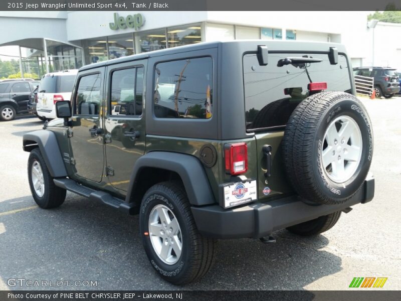 Tank / Black 2015 Jeep Wrangler Unlimited Sport 4x4