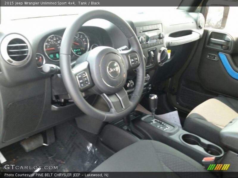 Tank / Black 2015 Jeep Wrangler Unlimited Sport 4x4