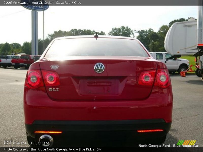 Salsa Red / Grey 2006 Volkswagen Jetta GLI Sedan