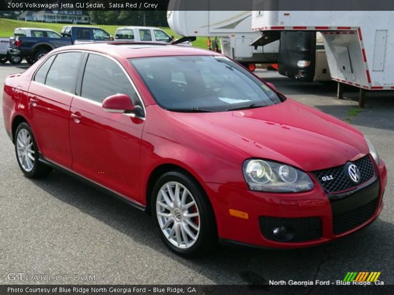 Salsa Red / Grey 2006 Volkswagen Jetta GLI Sedan