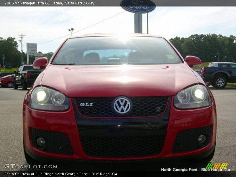 Salsa Red / Grey 2006 Volkswagen Jetta GLI Sedan