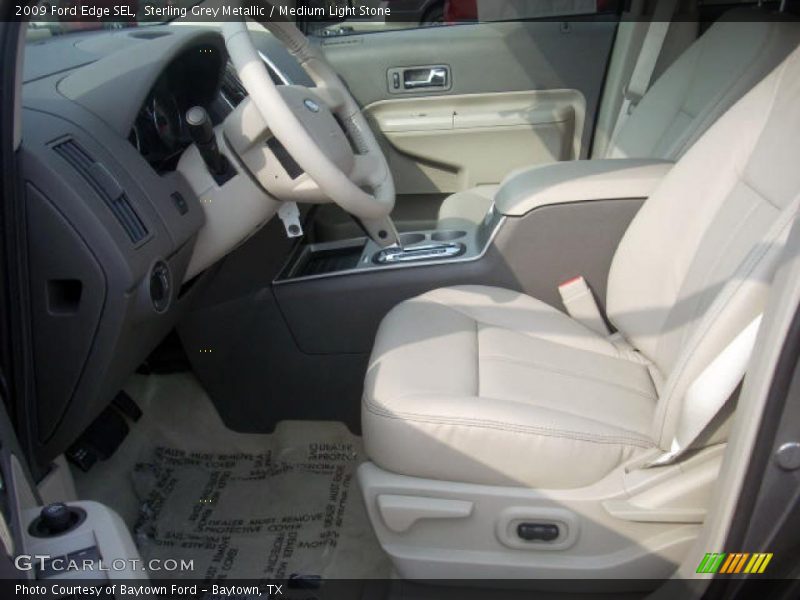 Sterling Grey Metallic / Medium Light Stone 2009 Ford Edge SEL