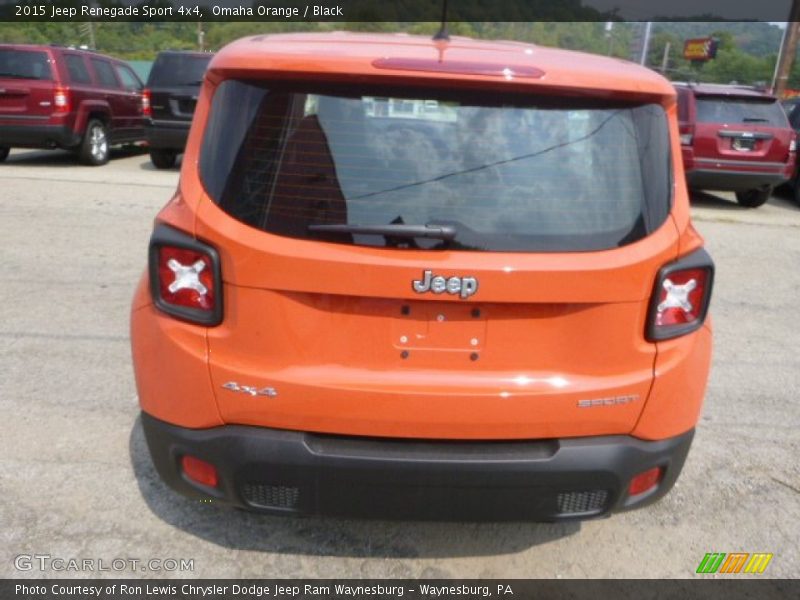 Omaha Orange / Black 2015 Jeep Renegade Sport 4x4