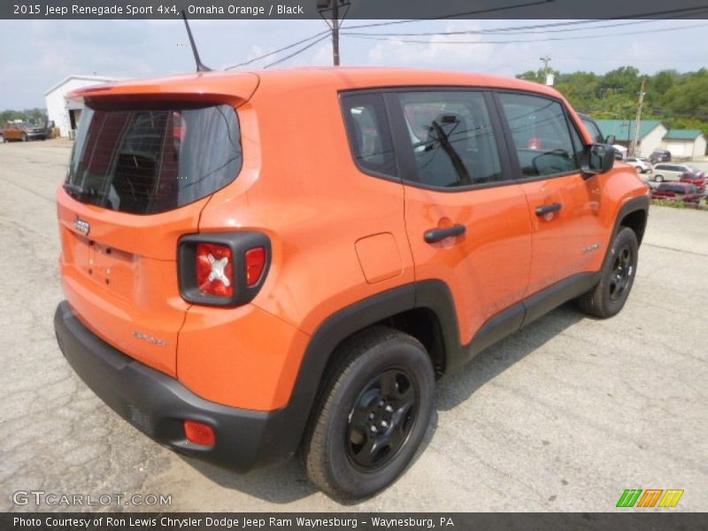 Omaha Orange / Black 2015 Jeep Renegade Sport 4x4