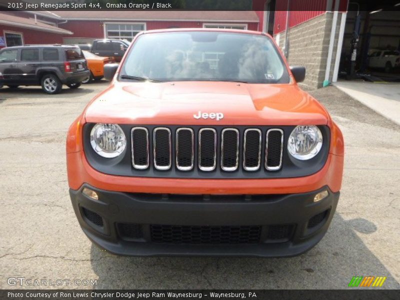 Omaha Orange / Black 2015 Jeep Renegade Sport 4x4