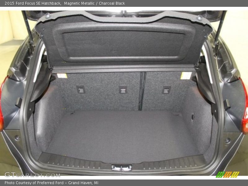 Magnetic Metallic / Charcoal Black 2015 Ford Focus SE Hatchback