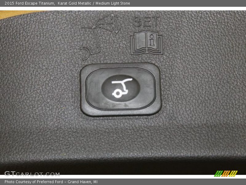 Karat Gold Metallic / Medium Light Stone 2015 Ford Escape Titanium