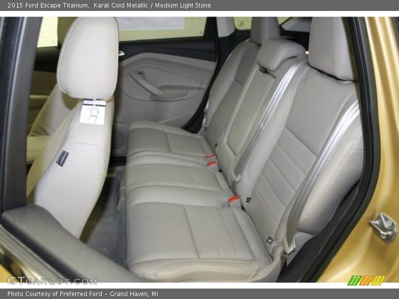 Karat Gold Metallic / Medium Light Stone 2015 Ford Escape Titanium