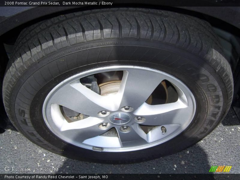 Dark Mocha Metallic / Ebony 2008 Pontiac Grand Prix Sedan