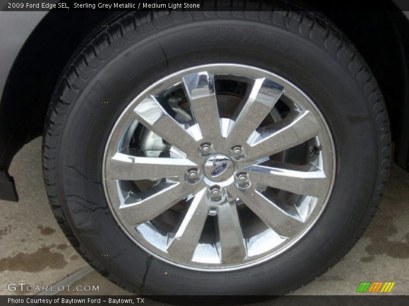 Sterling Grey Metallic / Medium Light Stone 2009 Ford Edge SEL