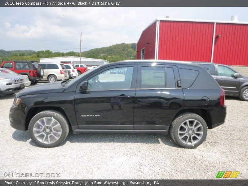Black / Dark Slate Gray 2016 Jeep Compass High Altitude 4x4