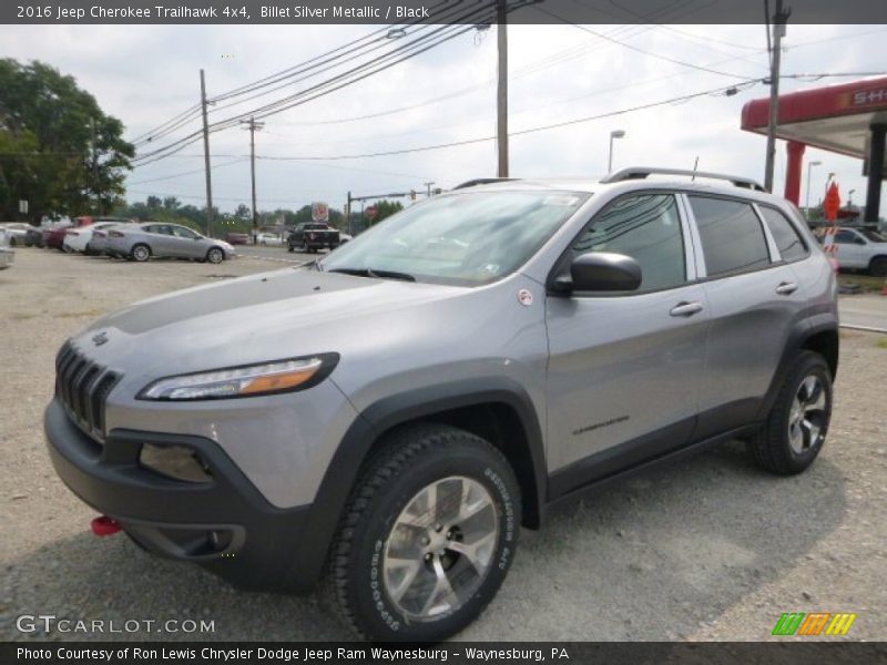 Billet Silver Metallic / Black 2016 Jeep Cherokee Trailhawk 4x4