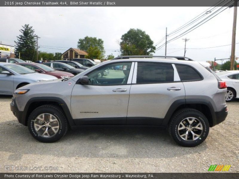 Billet Silver Metallic / Black 2016 Jeep Cherokee Trailhawk 4x4