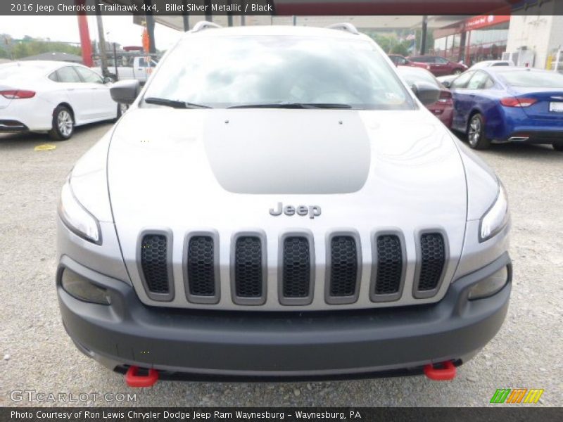 Billet Silver Metallic / Black 2016 Jeep Cherokee Trailhawk 4x4