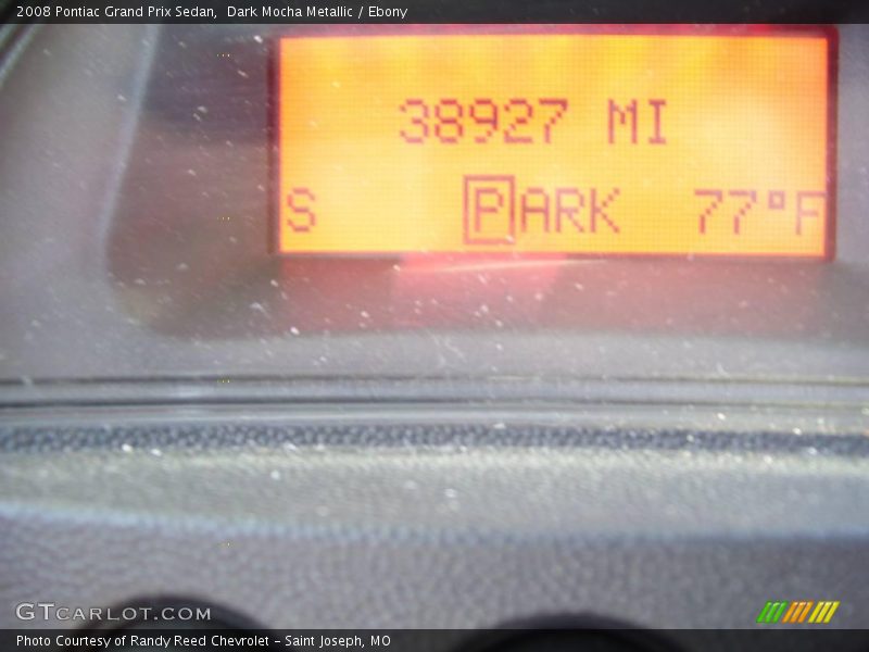 Dark Mocha Metallic / Ebony 2008 Pontiac Grand Prix Sedan