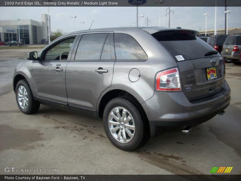Sterling Grey Metallic / Medium Light Stone 2009 Ford Edge SEL