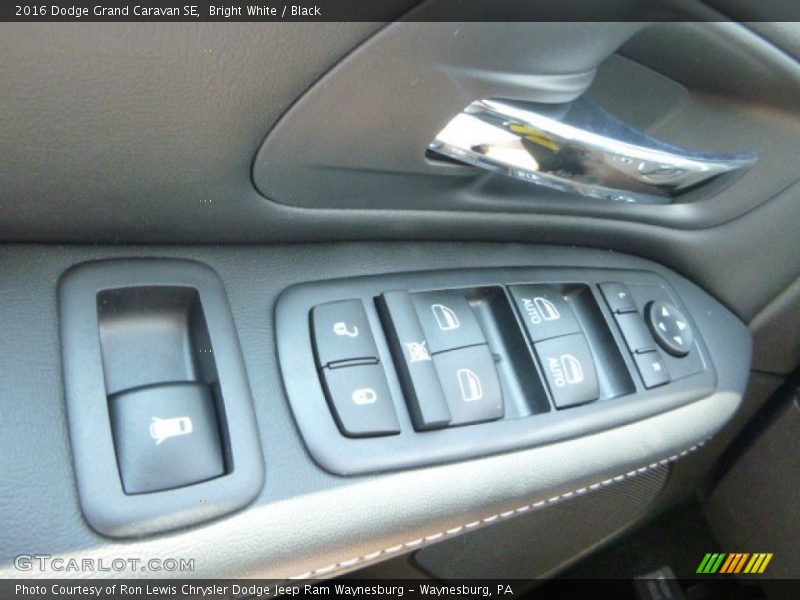 Controls of 2016 Grand Caravan SE