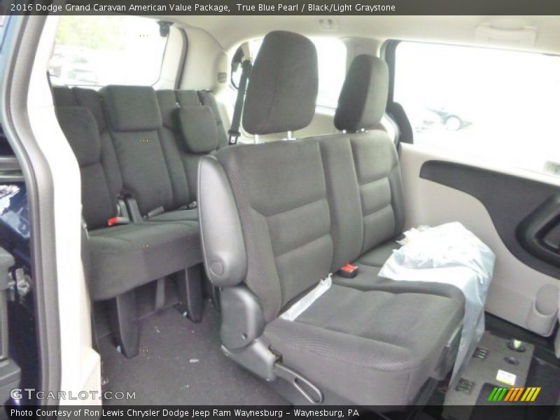 Rear Seat of 2016 Grand Caravan American Value Package